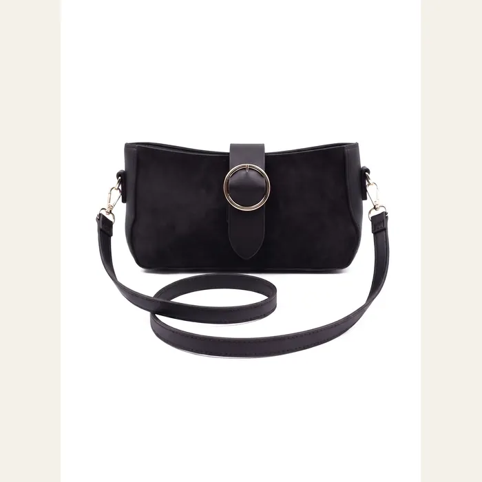 Aries Black Crossbody Bag