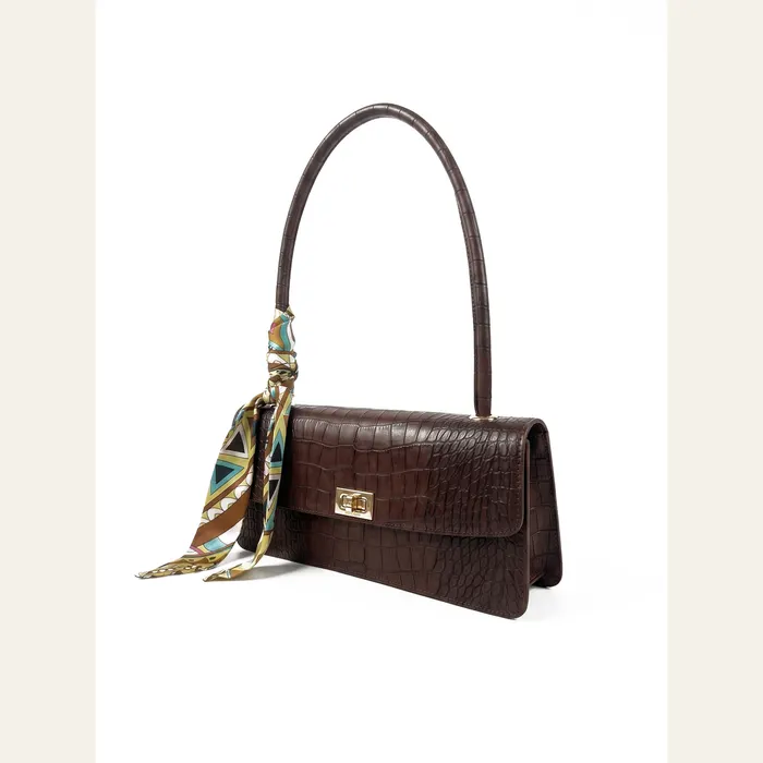 Ayla Choco Handbag, view 3