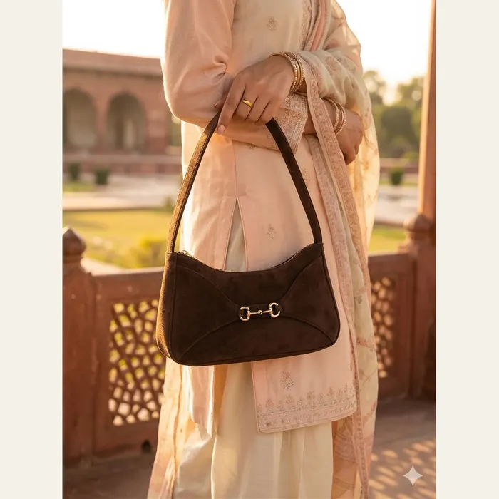 Derby Brown Shoulder Bag