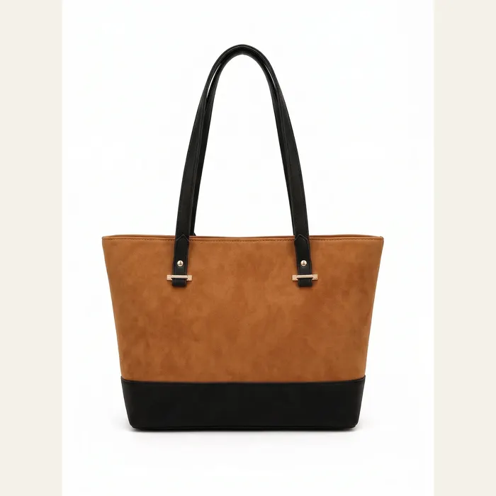 Evline Brown/Black Three-Piece Set, handbag, view 3