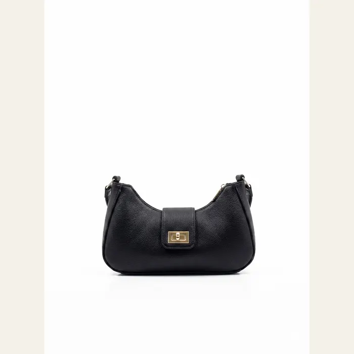 Geneva Black Shoulder Bag