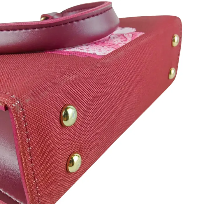 Mini Shein Maroon Shoulder Bag, alternate view