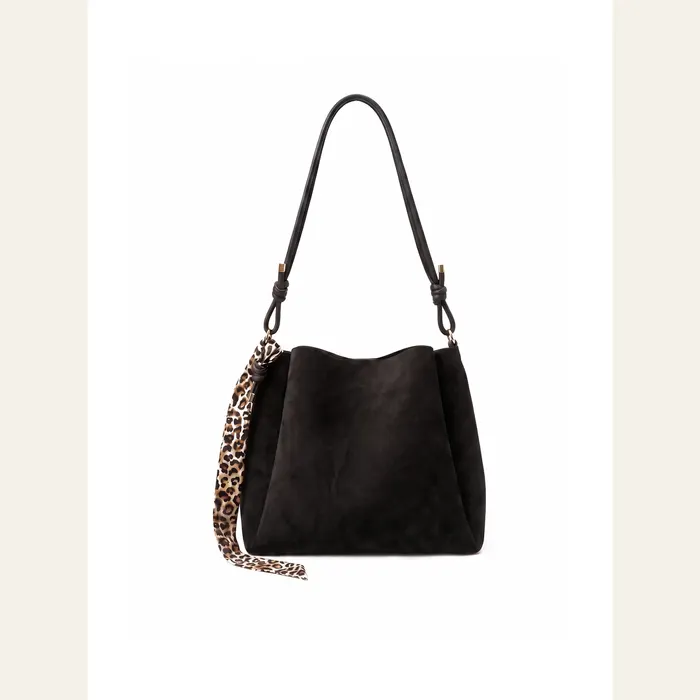 Monaco Black Hobo Bag