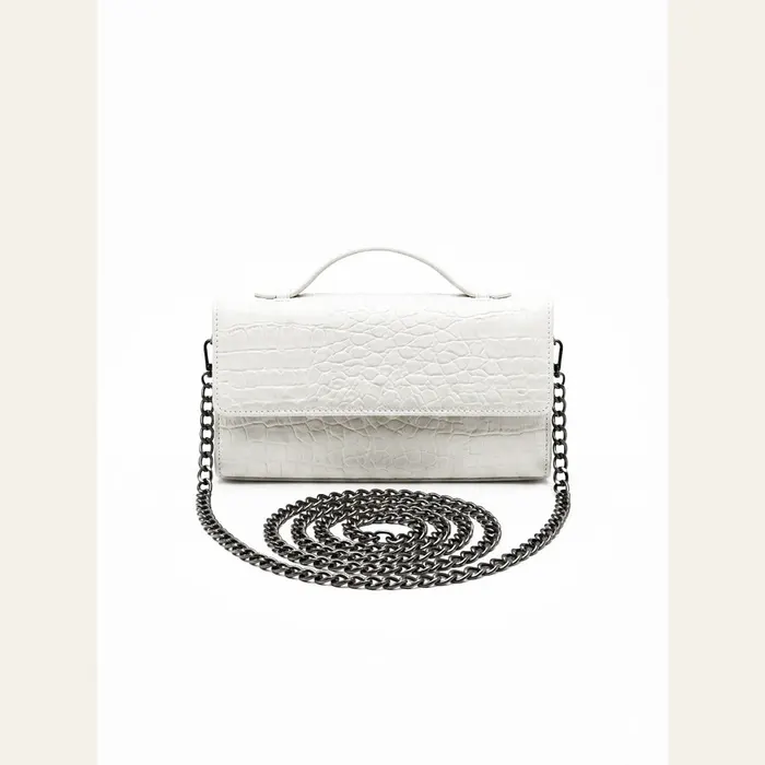 Niro White Handbag