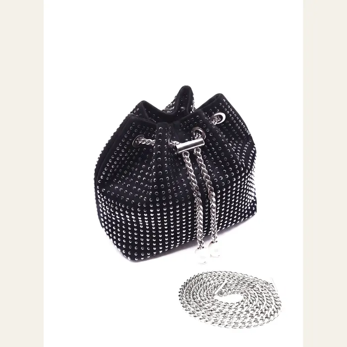 Opaline Black Crossbody Bag, view 3