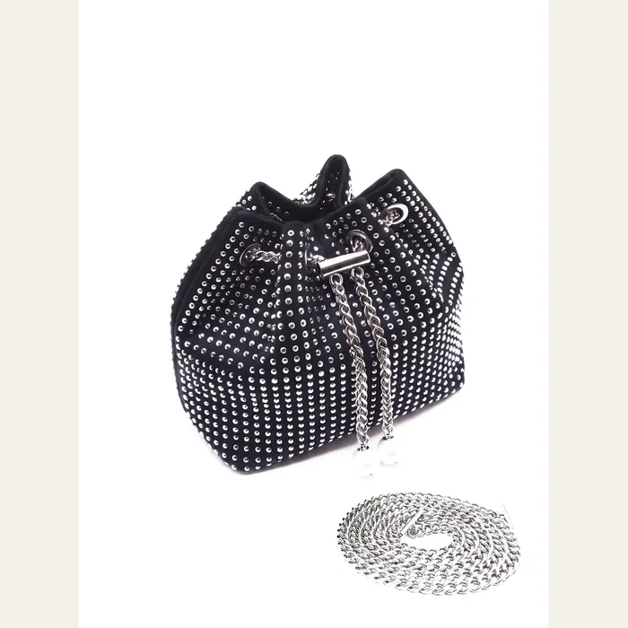 Opaline Silver Crossbody Bag, view 3
