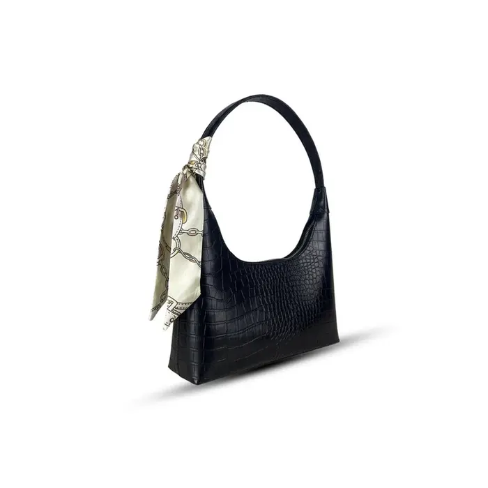 Paris Black Shoulder Bag, view 3