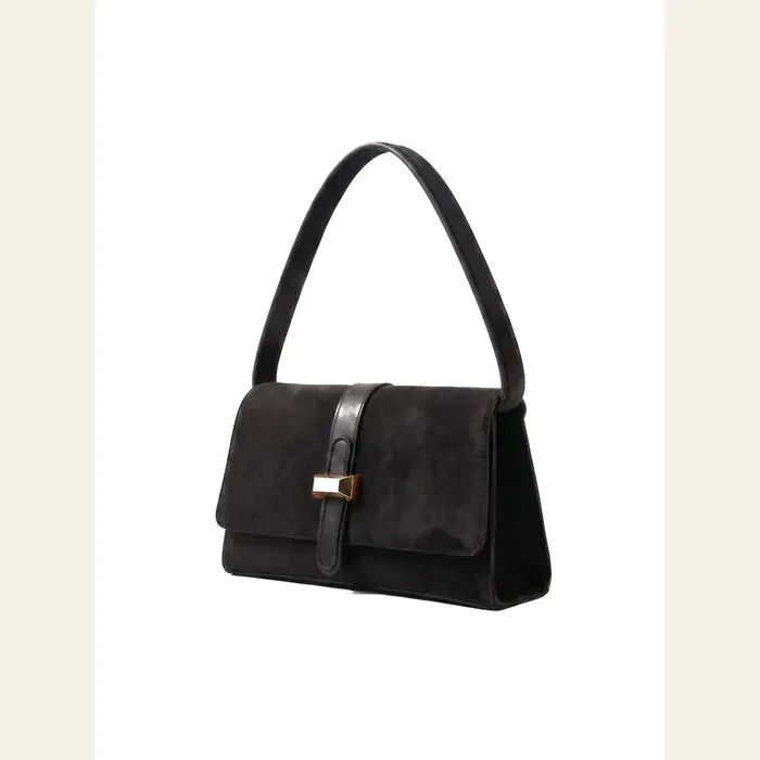 Xyra Black Shoulder Bag, view 3