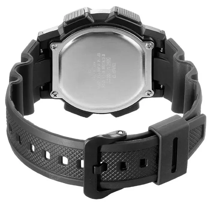 Casio AE-1000W-1BV Rubber Strap Men's Watch in Silver, alternate view
