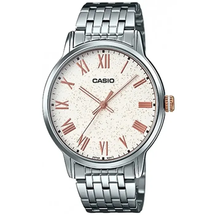 Casio MTP-TW100D-7AV Metal Band Men's Watch in Silver