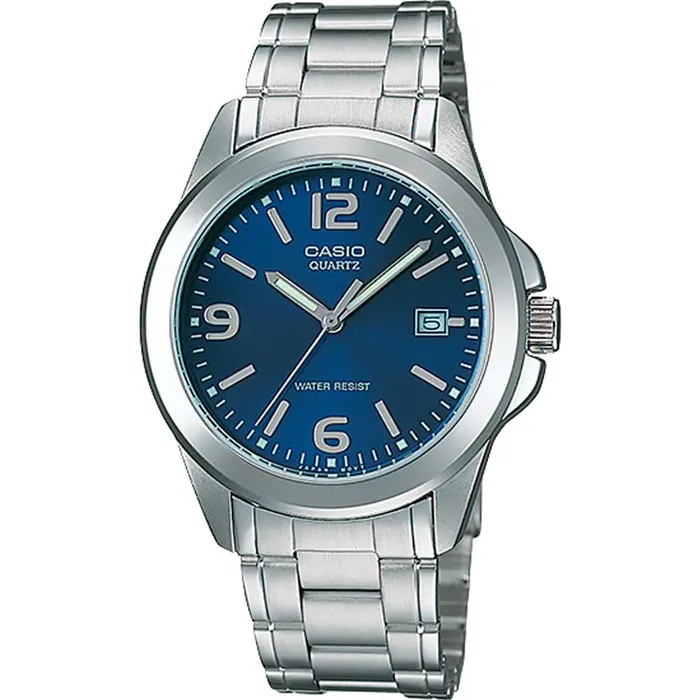 Casio MTP-1215A-2AV Metal Band Men Watch in Blue