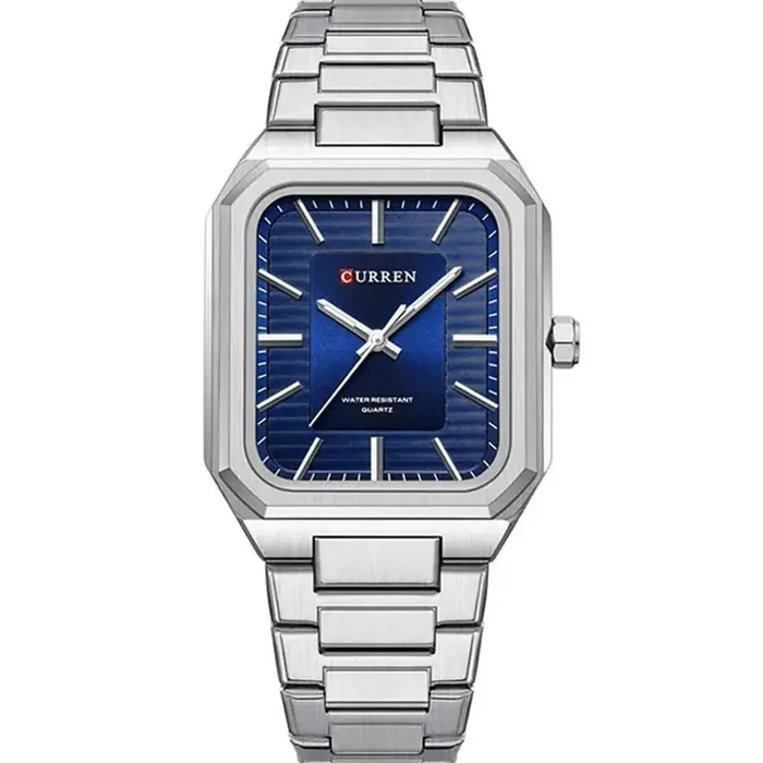 Curren 8457G-CH-BLU Metal Band Men Watch in Blue