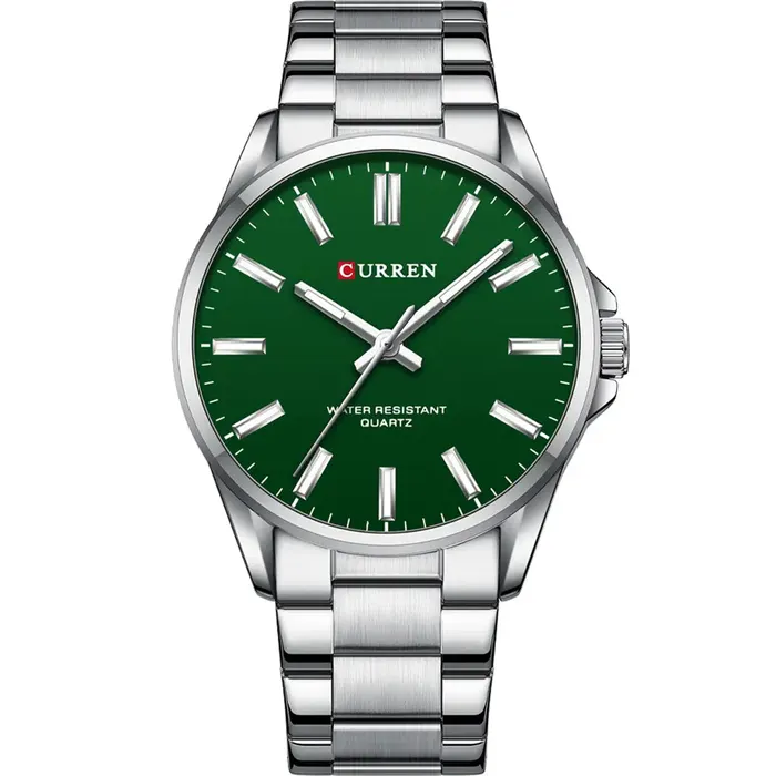 Curren 9090-CH-GRN Metal Band Men Watch in Green