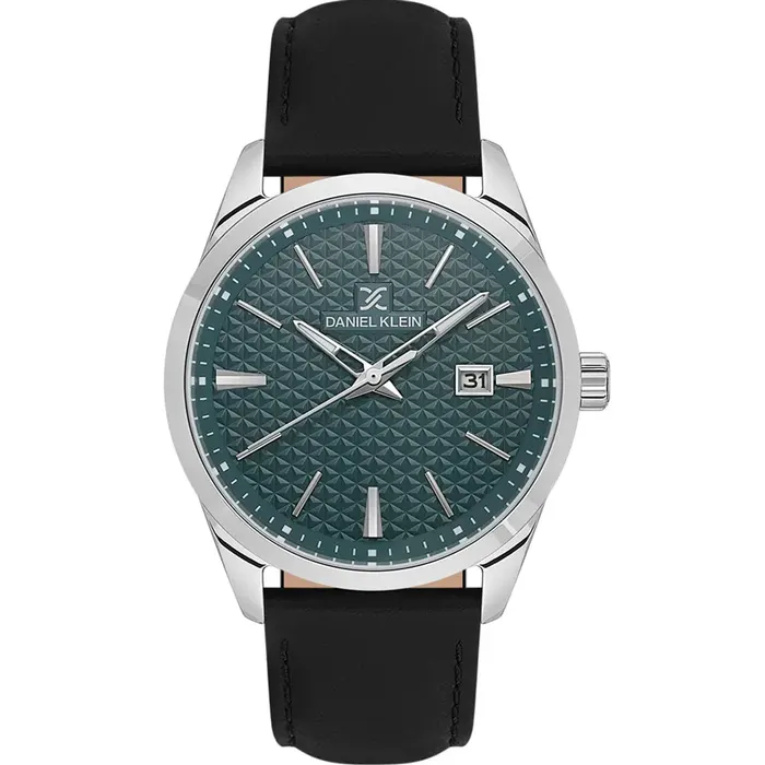 Daniel Klein DK13807-2 Leather Band Men Watch in Green