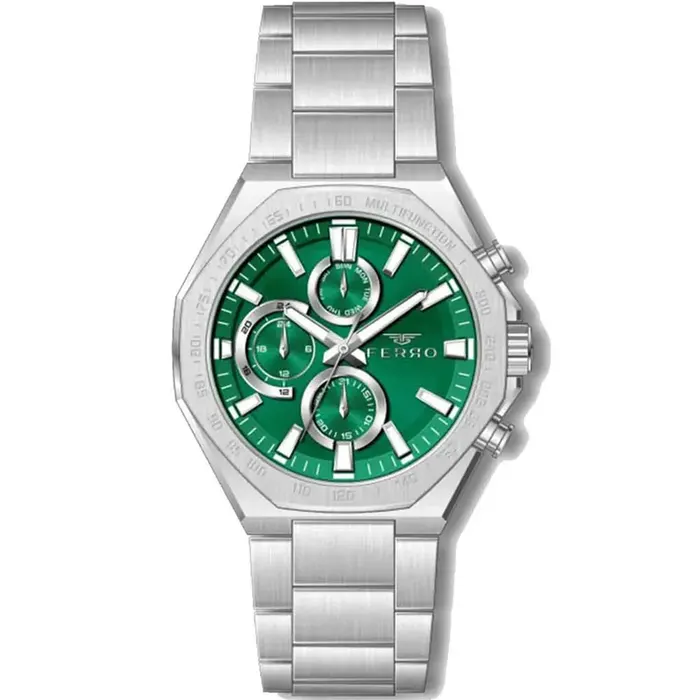 Ferro FM40110A-A6 Metal Band Men Watch in Green