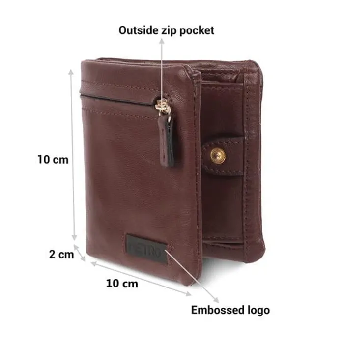 Brown Wallet 21-40, view 3