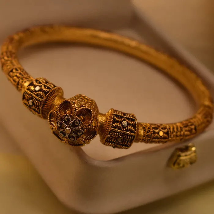 24k Rp Gold Coated Weight 24 Grams Bangle, main view