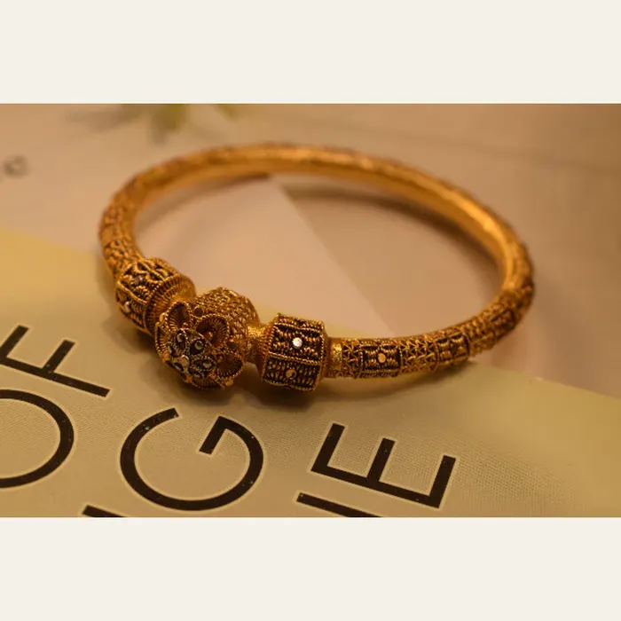 24k Rp Gold Coated Weight 24 Grams Bangle, view 3