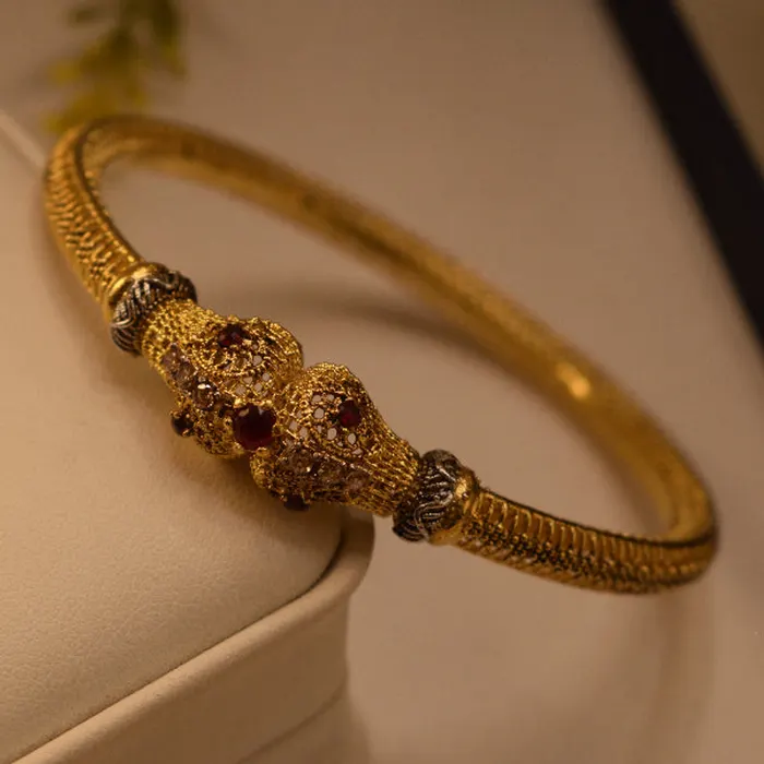 Charming Design RP 24K Gold Coated 12.5 Gram Bangle, alternate view