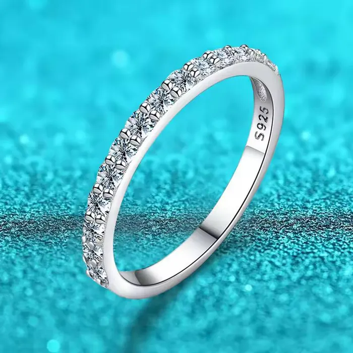 Solid 925 Chandi 2.2 Grams 18K Silver Plated Ring