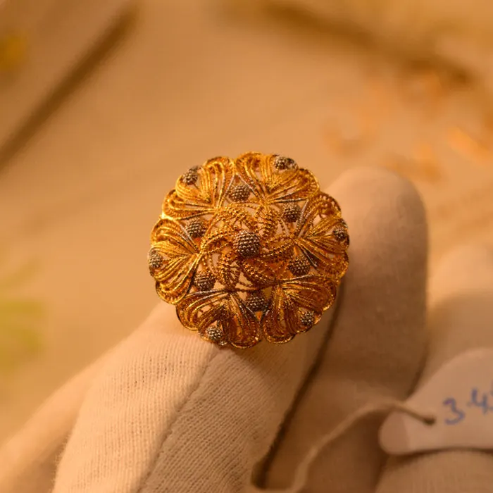 Stylish Unique Design 22K RP 3.450 Gram Gold Plated Ring