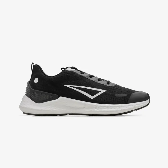 Men's Lace-Up Sneakers in Black and White in Blk/Wht