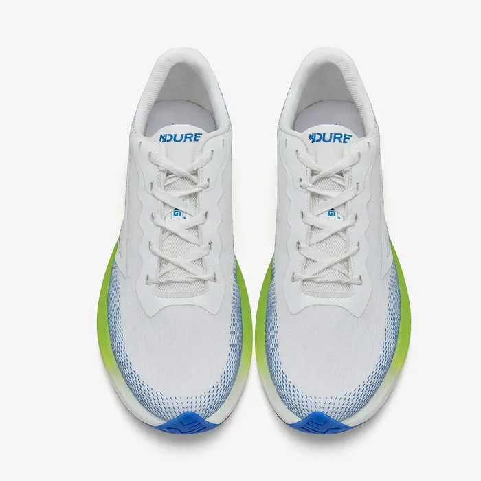Men's Chunky Sole Sneakers in White, alternate view