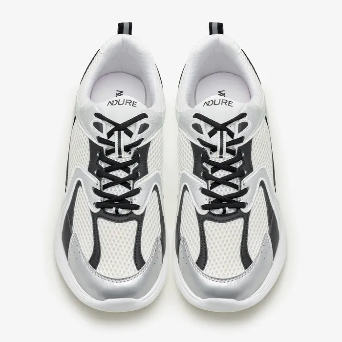 Men's Retro Sneakers in White, alternate view