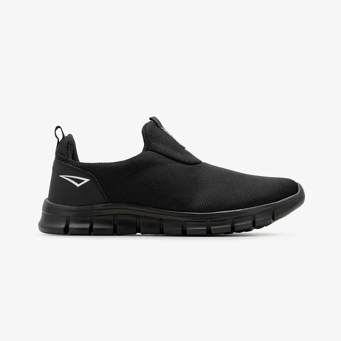 Men's Black Slip-On Sneakers