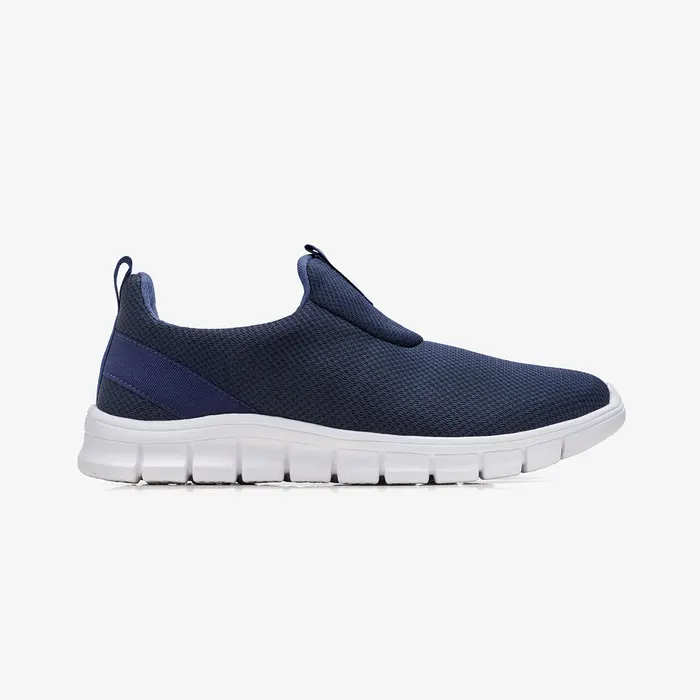 Men's Laceless Sneakers in Navy