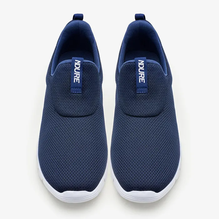 Men's Laceless Sneakers in Navy, alternate view