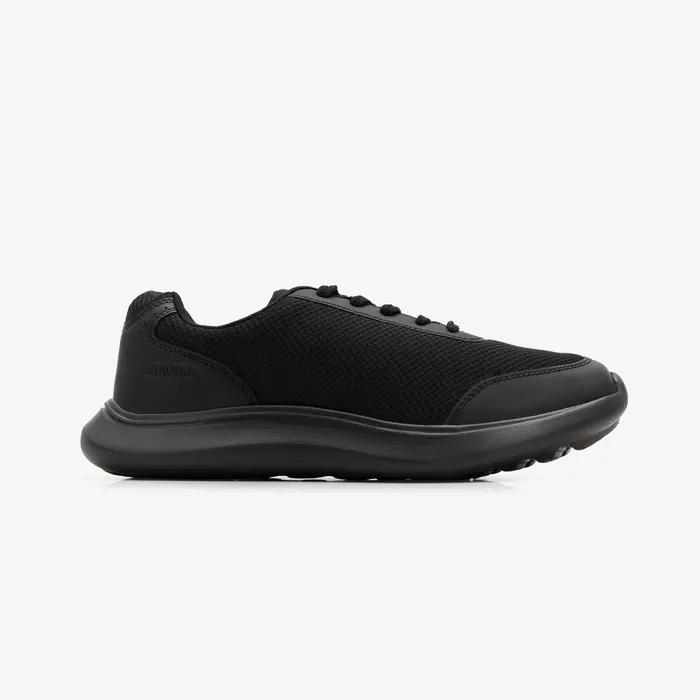Men's Lace-Up Sneakers in Black (LOC-0002)