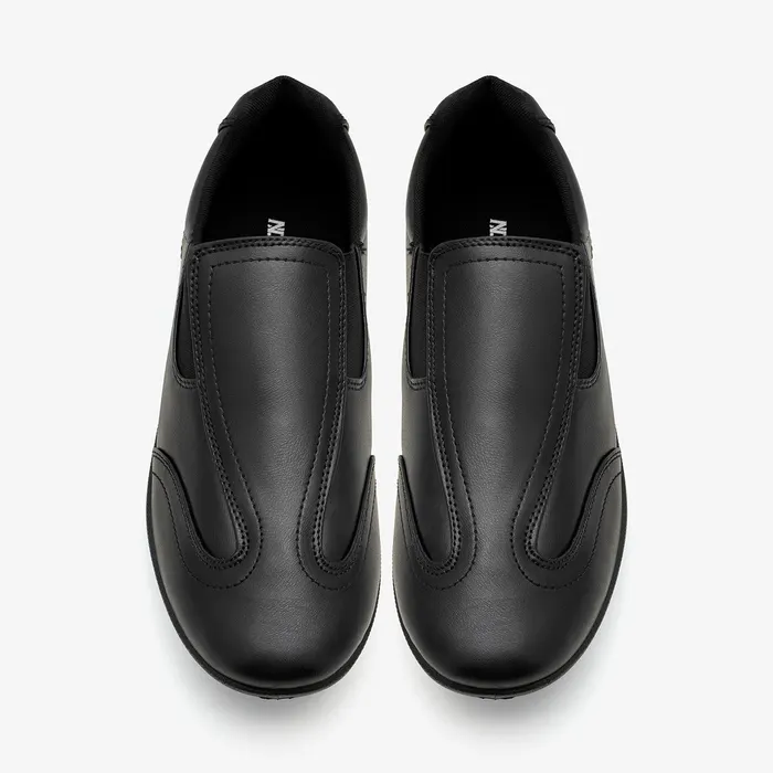 Men's Slip-On Sneakers in Black (LUC-0010), view 2