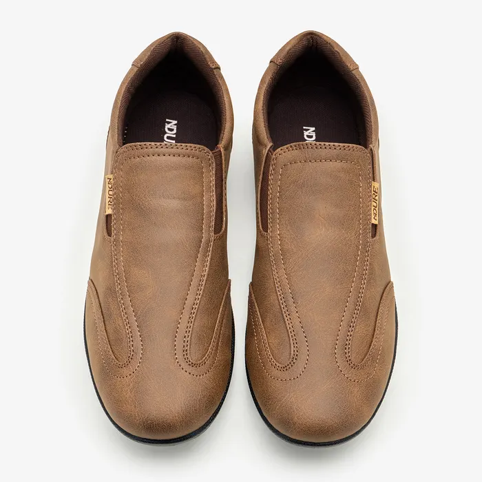 Men's Slip-On Shoes in Khaki, alternate view
