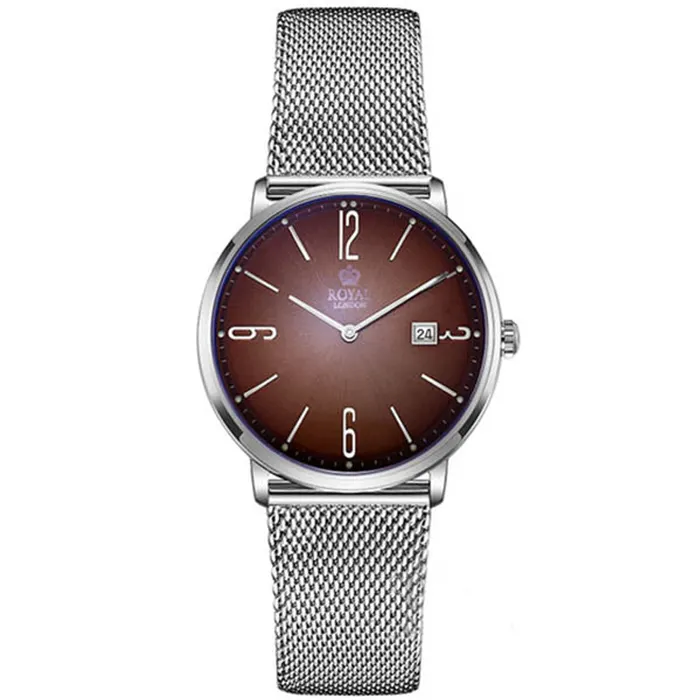 Royal London 41369-13 Mesh Chain Men's Watch in Brown
