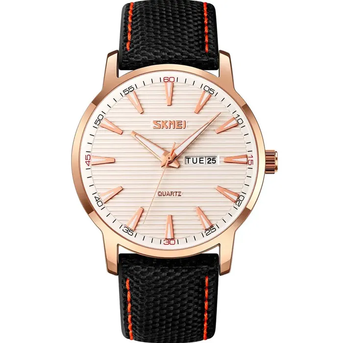 Skmei 9303-RSBLK-WHT Nylon Band Men Watch in Blue
