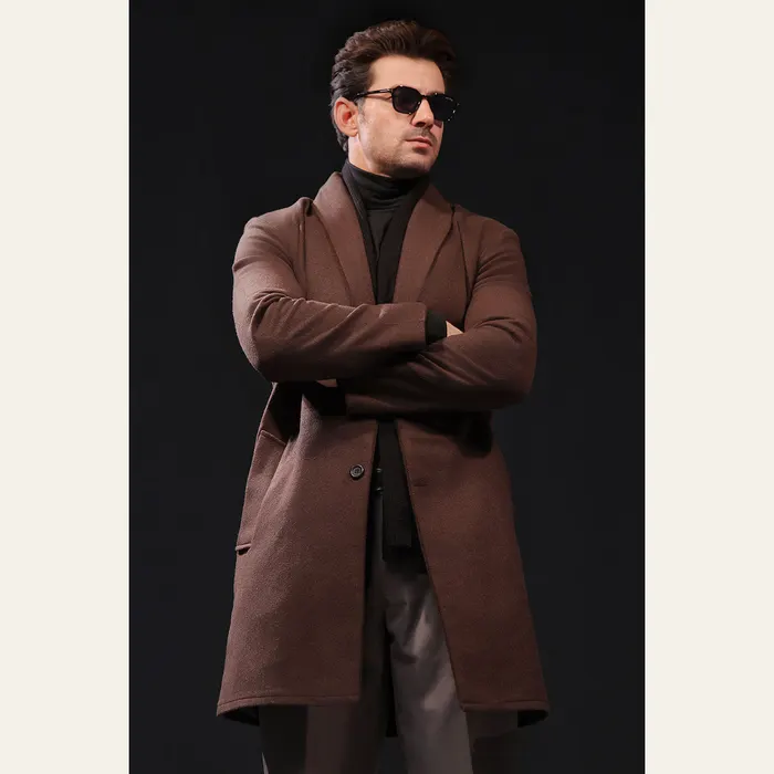 Brown Wool Over Coat