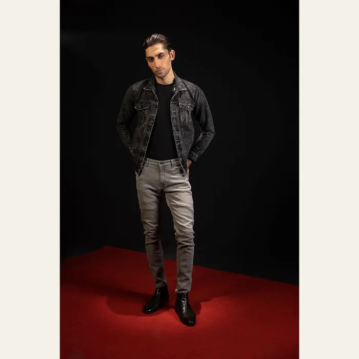 Charcoal Denim Jacket