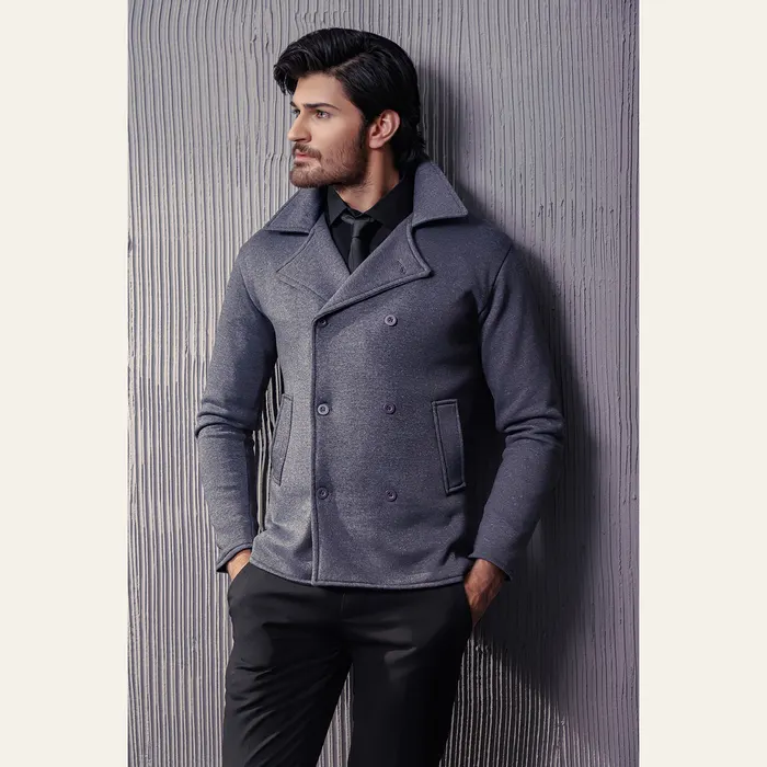Charcoal Pea Coat