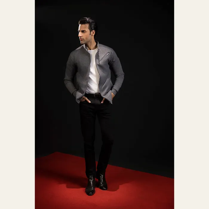 Charcoal Racer Jacket