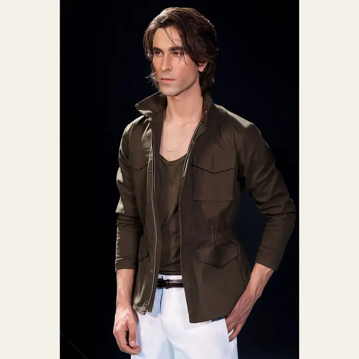 Khaki Green Field Jacket